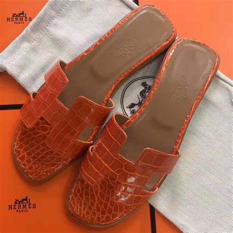 hermes new oran sandals|hermes oran crocodile sandals.